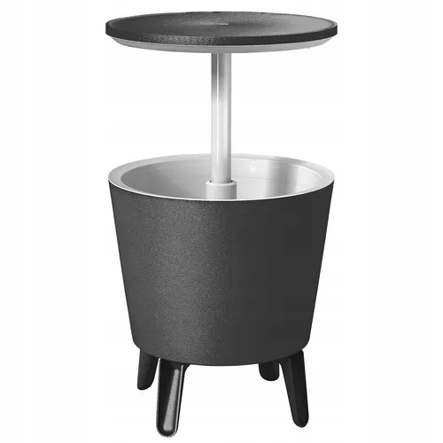Keter Cool Bar Universal Kühlbox Beistelltisch - Multifunktionaler Bistrotisch und Kühlbox in einem, ideal für Gartenpartys und Outdoor-Aktivitäten.