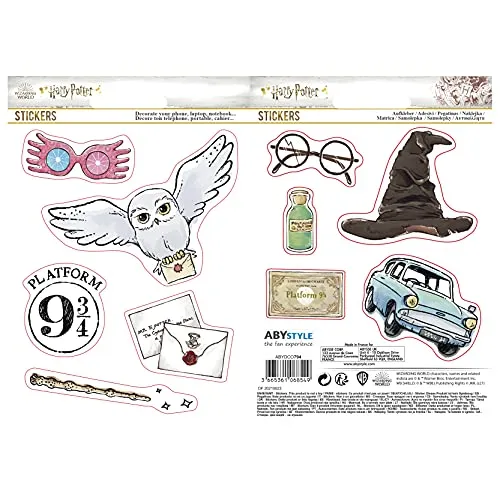 Difuzed Harry Potter - Magical Objects - Set of 2 Boards of Stickers