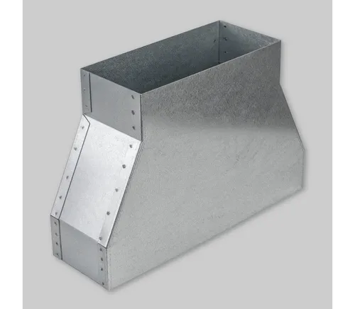 Subtiel Lüftungsschacht Flachkanal Adapter, 30x20x9 cm