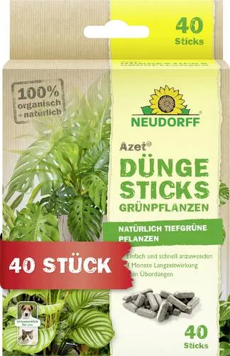 Neudorff 01418 Azet DüngeSticks für Grünpflanzen 40St.
