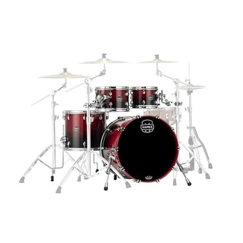 Mapex Saturn SR529XURQ Scarlet Fade 4-Piece Shell Set