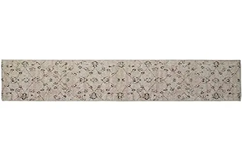 Teppich DKD Home Decor Beige Baumwolle [60 x 240 x 1 cm] - Hochwertiger Baumwollteppich in Beige, ideal für gemütliche Wohnräume und pflegeleicht im Alltag.