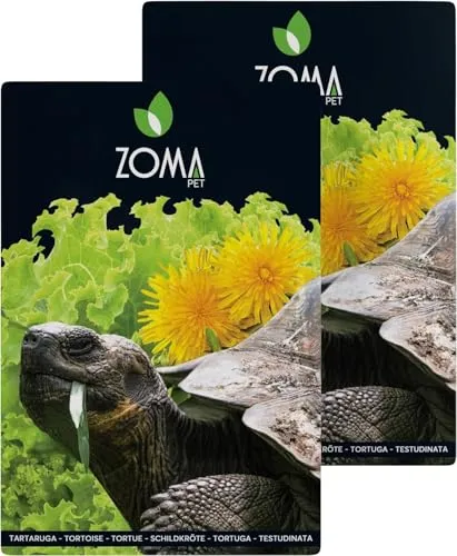 ZOMA Mix Samen für Landschildkröten 6 Heritage mit Löwenzahnklee und Salat, optimale Ernährung für Landschildkröten - 30 gr - 2 Beutel à 15 g