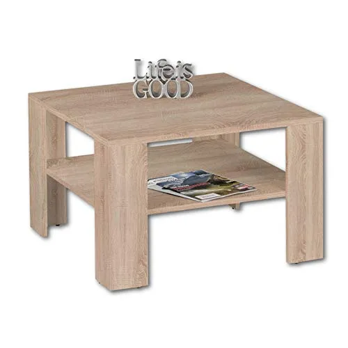 Stolkom Couchtisch Randy 70 x 44 x 70 cm