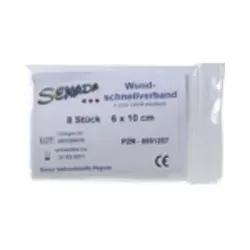 SENADA Wundschnellverband 6x10 cm 8 St