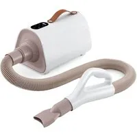 Costway Haartrockner Pet Dryer Blower 1700 W 4 Düsen Led Anzeige Weiß