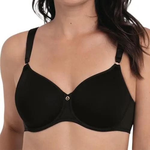 Anita Damen BH Claire – Komfort-Bügel-BH mit nahtlosen Spacer Cups, Größe 85H schwarz - Erleben Sie den Anita Komfort-Bügel-BH Claire: Atmungsaktive Spacer Cups, optimaler Halt in großen Größen B–I und weich gepolsterte Träger für maximalen Tragekomfort – ideal für den Alltag.