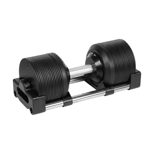 Hantel żeliwny regulowany automat 36 kg, skok co 1kg, REBEL ACTIVE 5901890125000