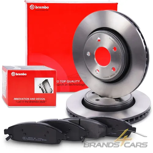 BREMBO COATED BREMSSCHEIBEN Ø328 BELÜ+BELÄGE+VWK VORNE FÜR JEEP COMMANDER 05-10