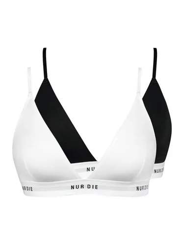 Nur Die Soft-BH Sportiv (2-tlg) - Funktionsunterwäsche mit super weichem Tragekomfort und trendigem Design. Das sportive Unterbrustband und der tiefe V-Ausschnitt sorgen für einen angesagten Look.