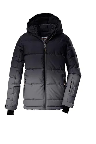KILLTEC KSW 382 BYS SKI QLTD JCKT Kinder Skijacke - Funktionsjacken, wasserabweisende und winddichte Winterjacke mit regulierbarer Kapuze für optimalen Schutz und Komfort beim Wintersport.