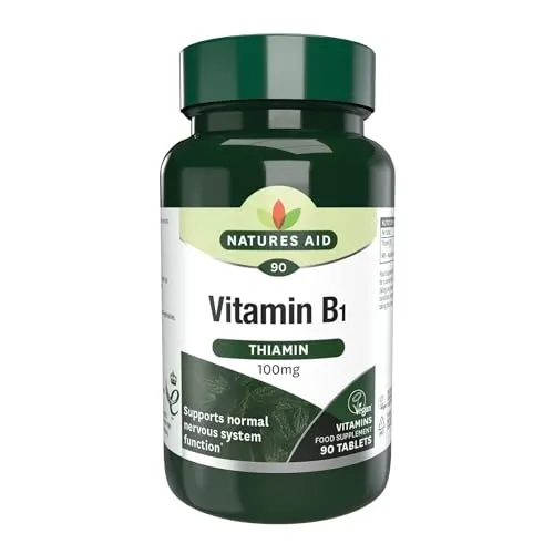 Vitamin B1 Thiamin Hydrochloride 100mg 90 Tabs