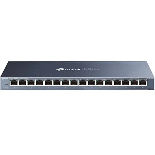TP-Link TL-SG116 16-Port Gigabit-Switch in grau von TP-Link