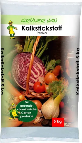 Kalkstickstoffdünger 5kg - Spezialdünger für gesunde Pflanzen - Dünger mit hoher Stickstoffpower und Kalkanteil, ideal zur Wachstumsförderung, bekämpft Pilze und Schnecken, perfekt zur Kompostierung.