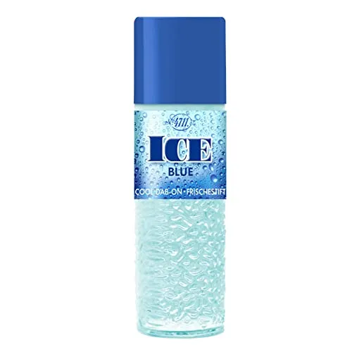 4711® ICE BLUE DAB-ON 40ml - Frischestift für Damen - Eau de Cologne für Damen mit fruchtig-zitrischen Aromen und vitalisierendem Effekt. Der Cooling-Effekt durch Pfefferminze sorgt für sofortige Erfrischung, ideal für unterwegs!