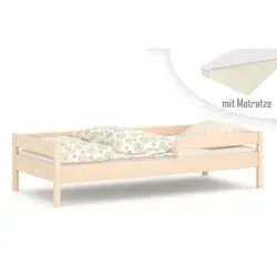 Lukdom Kinderbett aus Holzwerkstoff, 90x180 cm, für Kinder- & Jugendzimmer