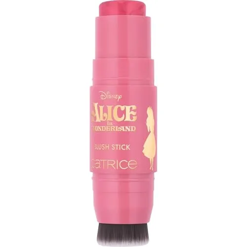 Catrice Disney Alice in Wonderland Blush Stick, Rouge, Nr. C01, Rot, hochpigmentiert, sofortiges Ergebnis, matt, vegan, ölfrei, ohne Parfüm, ohne Alkohol, 1er Pack (6g)