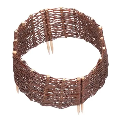 BooGardi Beetbegrenzung aus Weide – 30 cm x Ø 60 cm von BooGardi