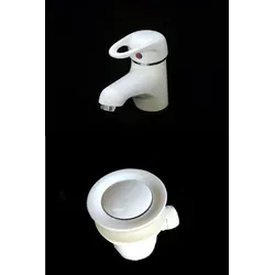 Moderne Waschtischarmatur in Weiß von Wagner - Bad- & Duscharmatur mit hochwertiger Verarbeitung, geräuscharmer Kartusche und wassersparender Mischdüse. Perfekt für jedes Waschbecken mit einfacher Montage.