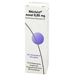 Rhinivict Nasal 0.05mg Nasenspray - Praktisches Nasenspray zur kurzzeitigen Anwendung bei Heuschnupfen-Symptomen. Effektive Linderung für Erwachsene, leicht zu dosieren und zuverlässig im Einsatz.
