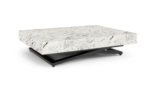 Feldmann-Wohnen Esstisch U-Form, Weiß, 120-200x80 cm - Moderner Esstisch mit elegantem Design, ausziehbar und höhenverstellbar für individuelle Nutzung. Ideal für jeden Raum und in verschiedenen Farben erhältlich.