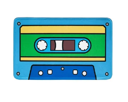 Rungassi Fußmatte Fußmatte Badematte Badvorleger Duschmatte Tape Hellblau 80cm x 50cm