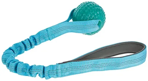 Kerbl Pet BungeeToy Ball, blau, 50cm, Ø 6,5cm,