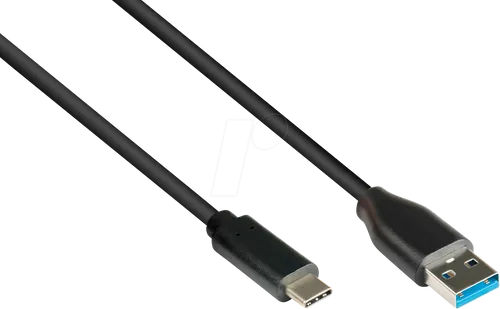 Good Connections USB 3.2 Gen.2 Kabel A-USB-C schwarz 0,5m