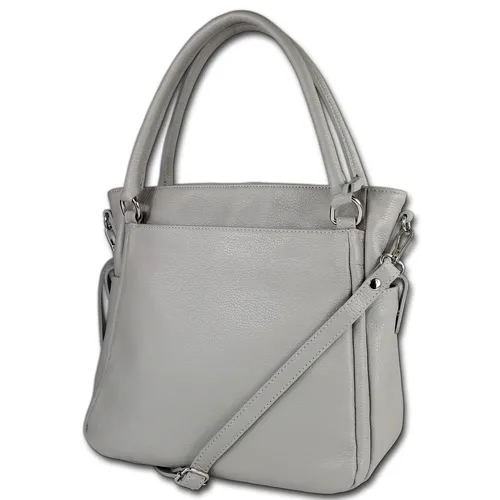 Toscanto Damen Handtasche Umhängetasche aus Leder - Umhängetasche aus hochwertigem Kalbsleder, handgefertigt in Italien. Stilvoll und geräumig, ideal für den Alltag.