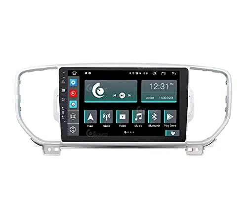 Autoradio für Kia Sportage 2016-2018 mit GPS, Standard-JBL-Kamera und Verstärkern Android GPS Bluetooth WiFi USB DAB+ Touchscreen 9
