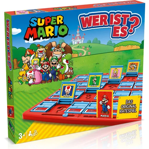 Wer ist es? - Super Mario - Gesellschaftsspiel mit Super Mario, für kleine und große Detektive. Rate die Charaktere und verbessere deine Spürnasenfähigkeiten!
