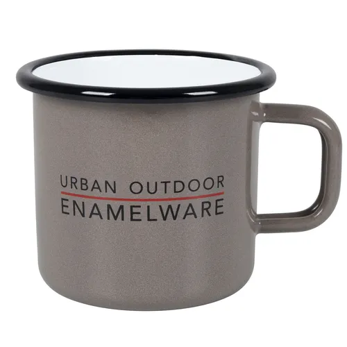 BO-CAMP Emaille Kaffeebecher Kaffee Tasse Camping Becher Outdoor Geschirr 400 ml