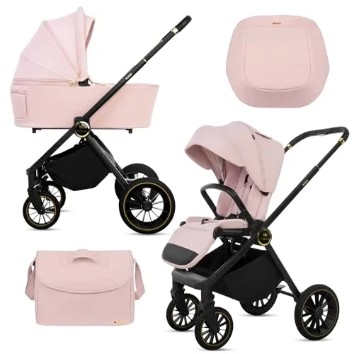 BabyLux® Kinderwagen 2in1 ROSSO, Faltbar und Leicht