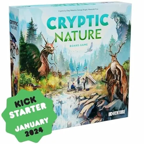 Cryptic Nature (Deutsch) - Brettspiel - NEU & OVP - Gesellschaftsspiel mit spannenden Rätseln, fördert Teamarbeit und strategisches Denken, ideal für Spieleabende mit Freunden und Familie.