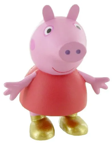 Comansi 99679 Peppa Pig Wutz mit goldenen Schuhen 6 cm von Comansi
