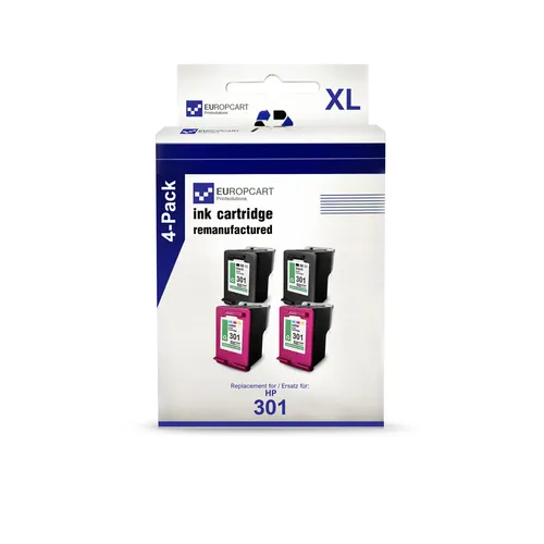 4x Patronen für HP 4527 4526 3830 4650 3632 3834 3833 4658 4520 4657 3630 CMYK