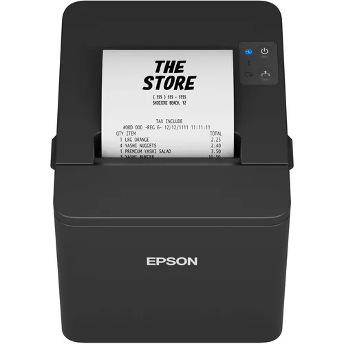 Epson TM T20IV Belegdrucker - Thermodrucker für Belege mit 203 x 203 dpi, bis zu 250 mm/Sek. Druckgeschwindigkeit und integriertem Cutter. Ideal für Einzelhandel und Gastronomie.