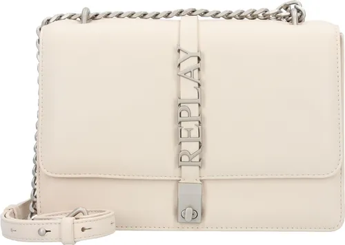 Replay Umhängetasche 25 cm - Stilvoll in Weiß - Handtaschen: Elegante Replay Umhängetasche mit 25 cm, perfekt für den Alltag und verleiht jedem Outfit einen modernen Touch.
