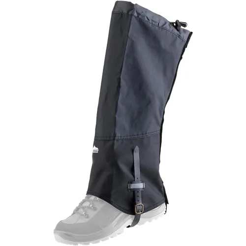 Snowline Gamasche in Schwarz, Größe L - Kleidung - Wasserabweisende Gamaschen aus robustem Material mit rostfreiem Tiefzughaken, ideal für Outdoor-Aktivitäten.