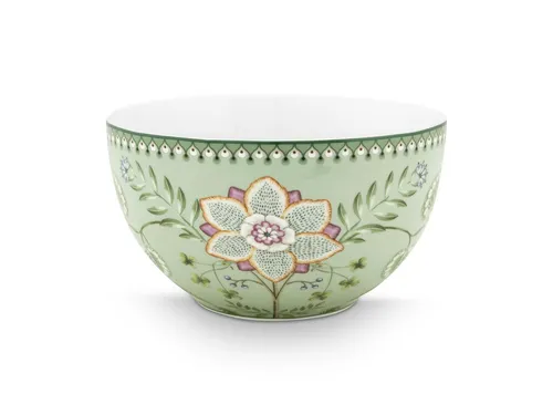 PiP Studio Schüssel Lily & Lotus Light Green (18cm) - Sonstige Tischdekoration, farbenfrohes Design mit stilvollem Lotus-Motiv für einen eleganten Tischlook.