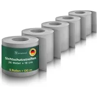Novatool PP Sichtschutzstreifen 130m für Doppelstabmattenzaun - Hochwertige Sichtschutzstreifen aus langlebigem Polypropylen, ideal für maximale Privatsphäre im Garten oder auf dem Balkon. Einfach einzufädeln, keine Clips nötig. 100% recyclingfähig und wetterfest.