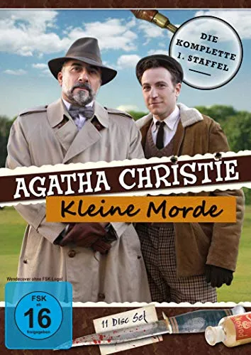 Agatha Christie: Kleine Morde - Die komplette Serie [11 DVDs] - Krimi-Boxset mit spannenden Geschichten, ideal für Krimifans und Serienliebhaber, freigegeben ab 16 Jahren.