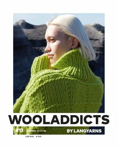 Lang Yarns WOOLADDICTS # 13 Winter 2024/25 Modellheft und Strickanleitungsheft DE/FR/NL