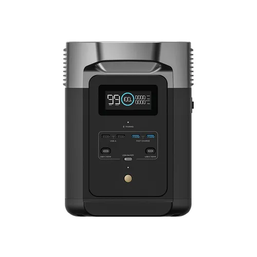EcoFlow DELTA 2 Powerstation 1024Wh - Ultrastarke 1800W AC-Leistung, blitzschnelles Laden und umweltfreundlich für flexible Stromversorgung