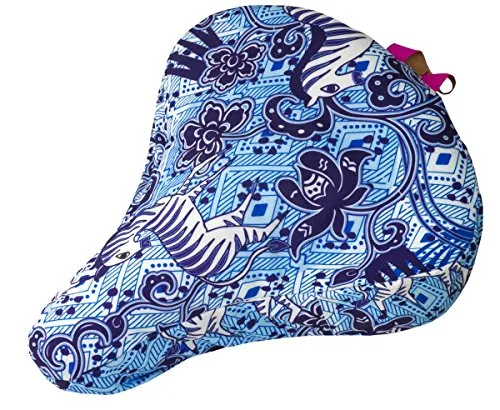 Liix Unisex Kinder Catalina Estrada Zebra Sattelüberzug, Blau, Einheitsgröße