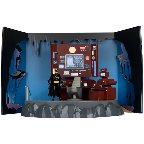 McFarlane Batman: The Animated Series Batcave Spielset mit exklusiver Batman Figur