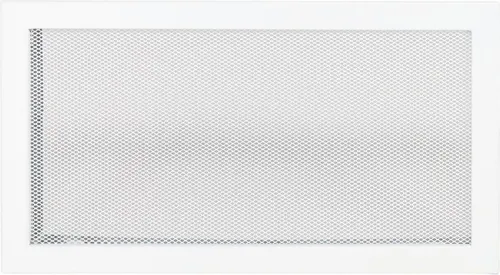 Subtiel Lüftungsgitter Ventlab mit Gittergewebe - Schlichtes Lüftungsgitter mit robustem Metallgewebe und pulverbeschichtetem Rahmen. Ideal für Luftauslasssysteme, temperaturbeständig bis 180 °C. Einfache Montage, passend für verschiedene Umgebungen.