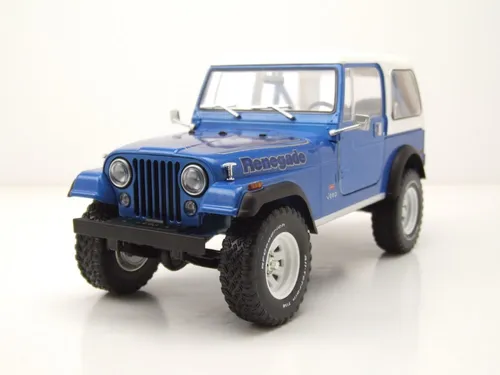 Jeep CJ-7 Renegade 1978 blau metallic Modellauto 1:18 Greenlight Collectibles