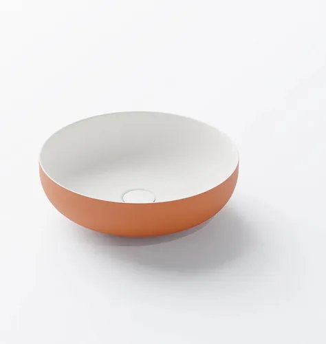 Steinberg Serie 440 Aufsatzwaschtisch, rund, ohne Überlauf von Steinberg