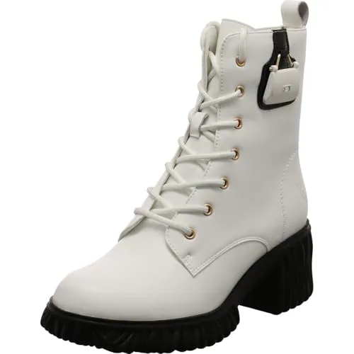 2Go Fashion Damen 8092-501 Halblange Stiefel, weiß, 39 EU